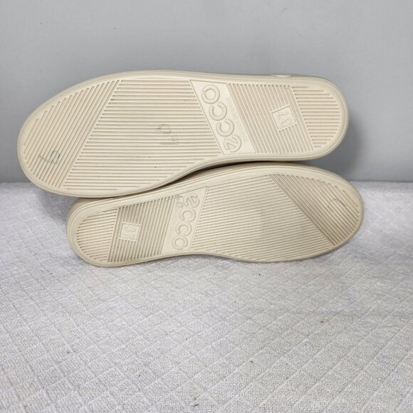Ecco Women’s Size EU 37 US 6-6.5 Fabric Shoes Slip On Shoes Cream NWOB 104 - Picture 8 of 9
